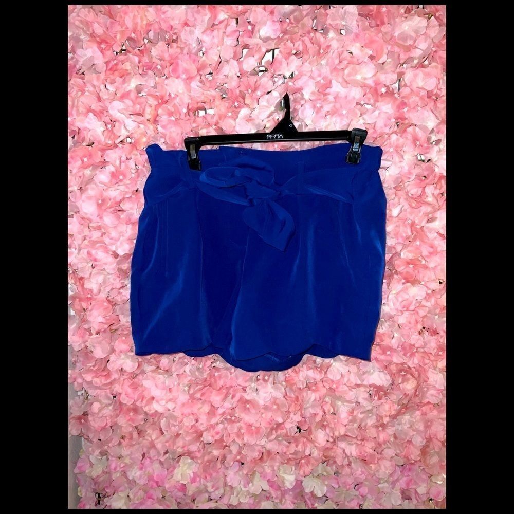 Bowknot Summer Shorts with Pockets